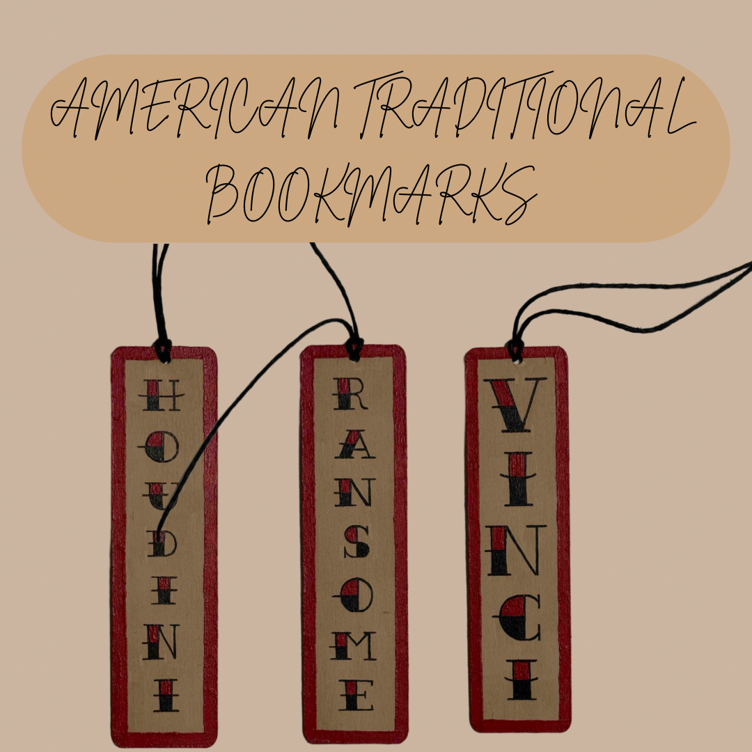 Custom American Trad Bookmarks