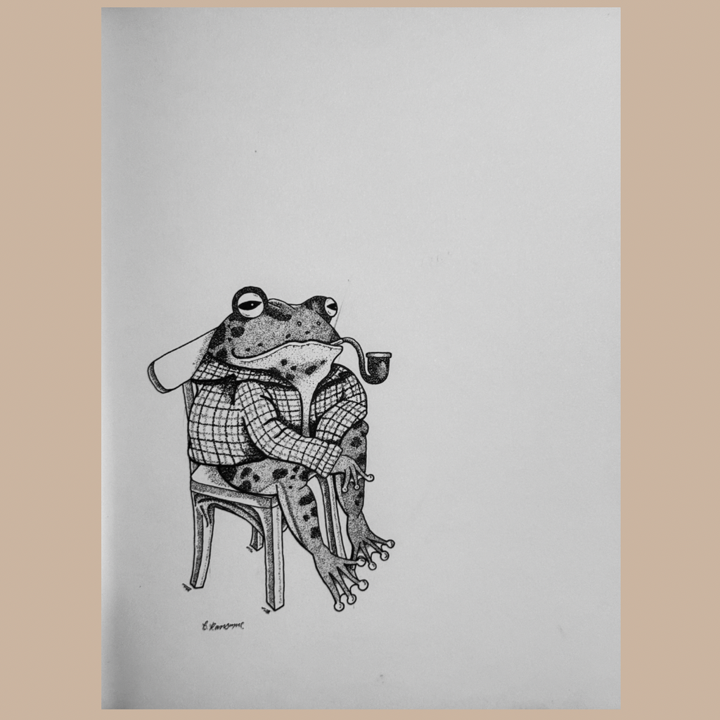 Smoking Toad