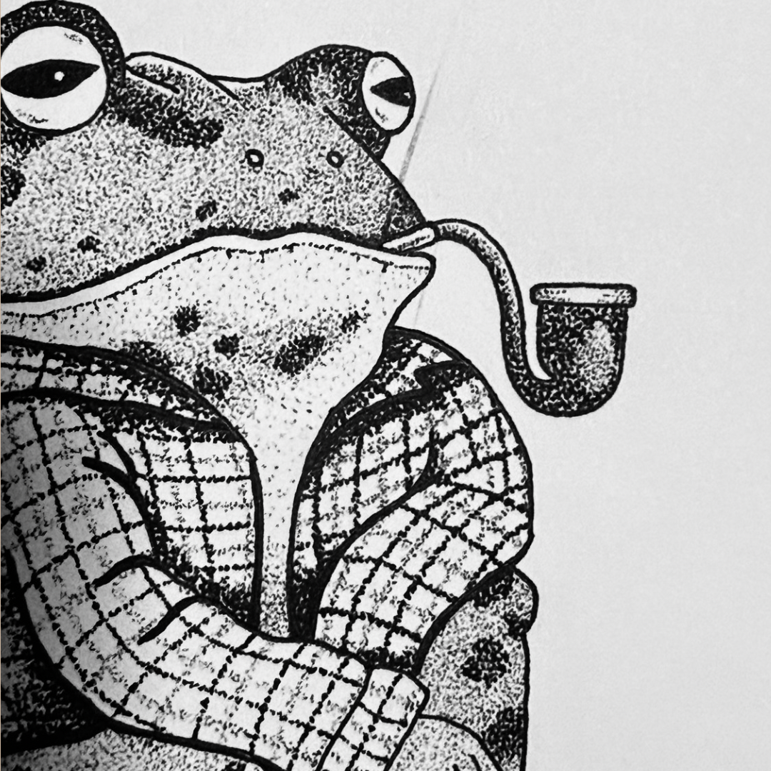 Smoking Toad