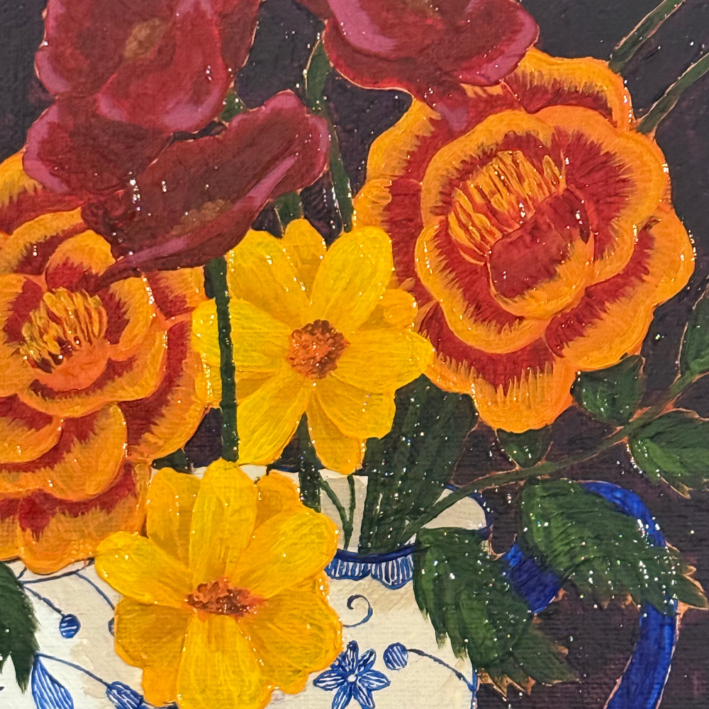 Tea And Flowers