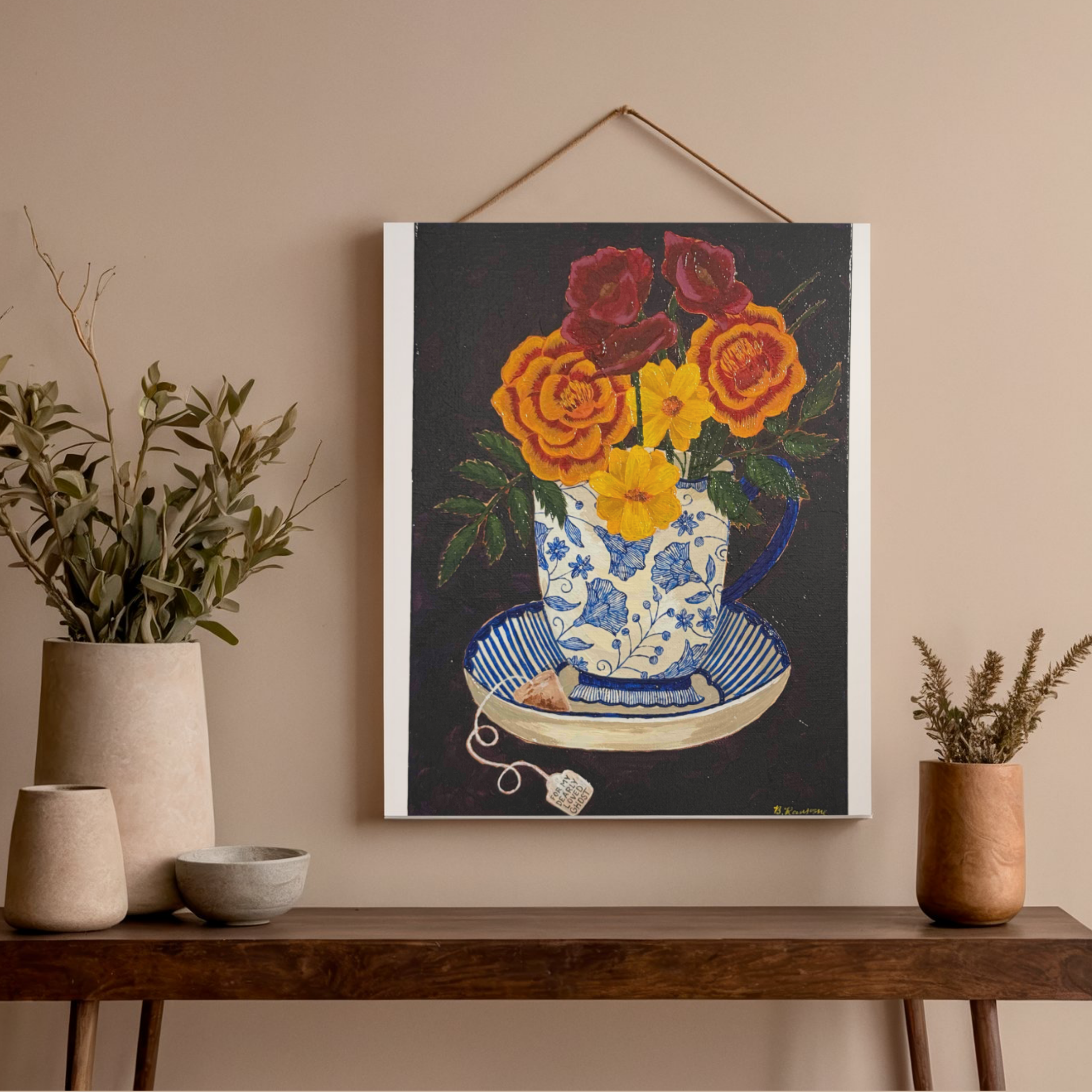Tea And Flowers